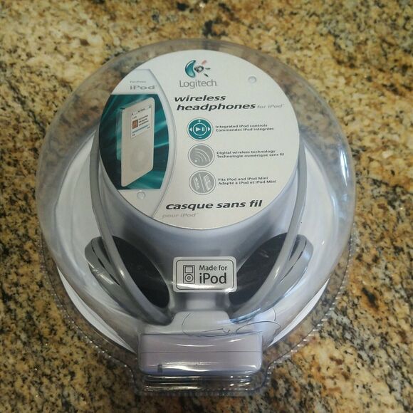 Logitech Wireless Headphones for the iPod - Model 980397-0403 - Sealed - Picture 3 of 9